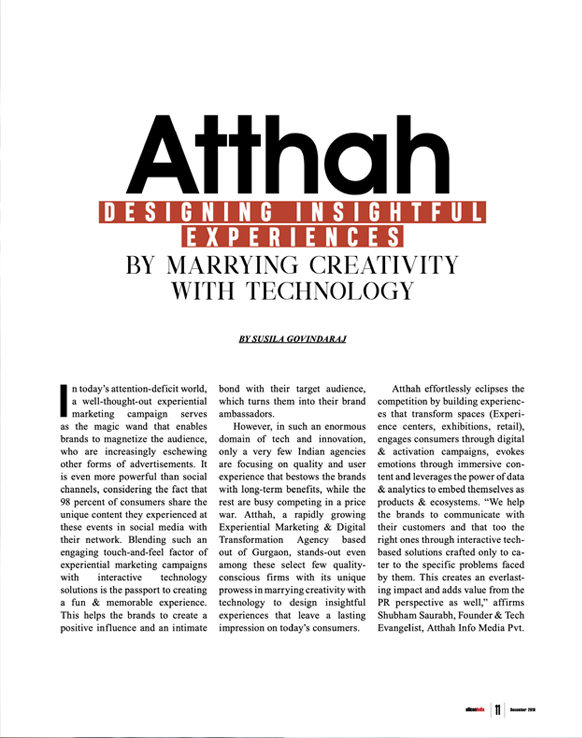 Experiential Activation Technologies for Events | ATTHAH